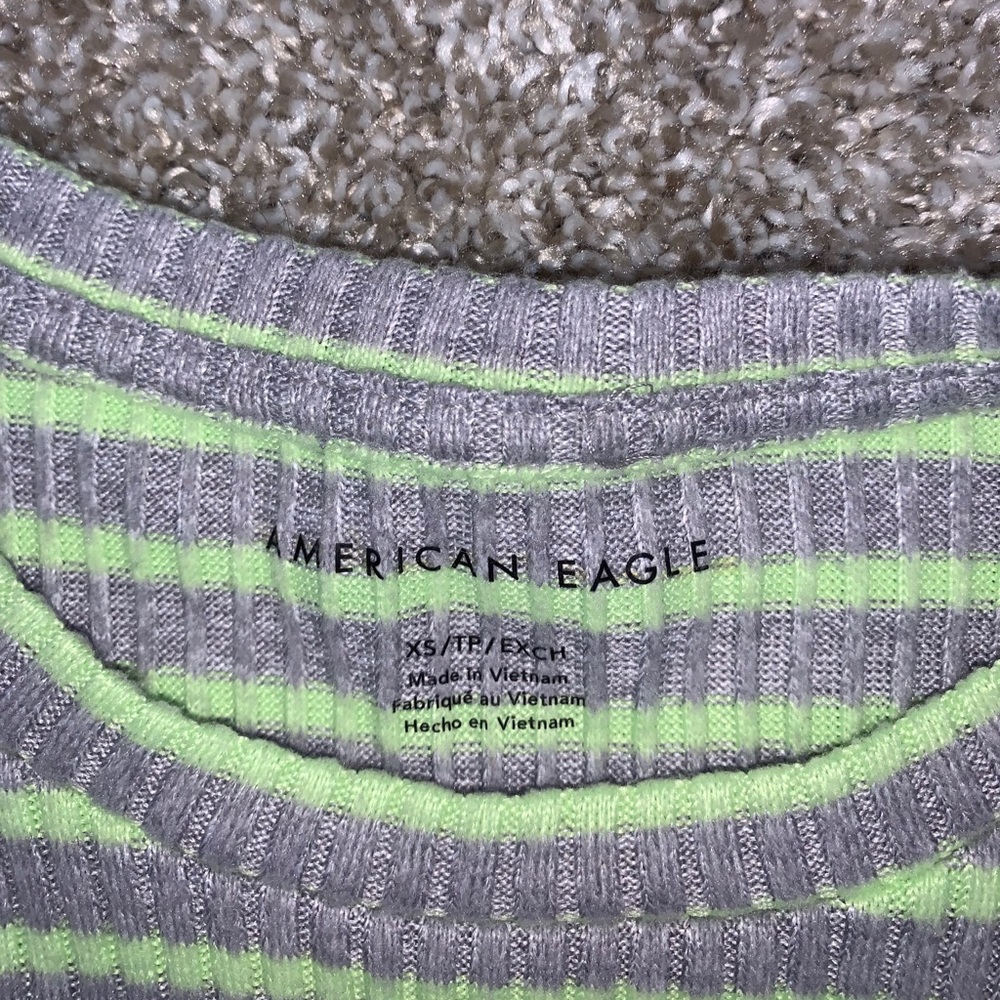 American Eagle Womens Striped Top - Picture 9 of 10